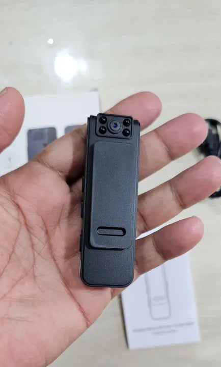Caméra corporelle L8 Mini Clip HD 1080p avec vision nocturne