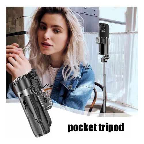 P15 MINI Perche à selfie portable avec trépied,