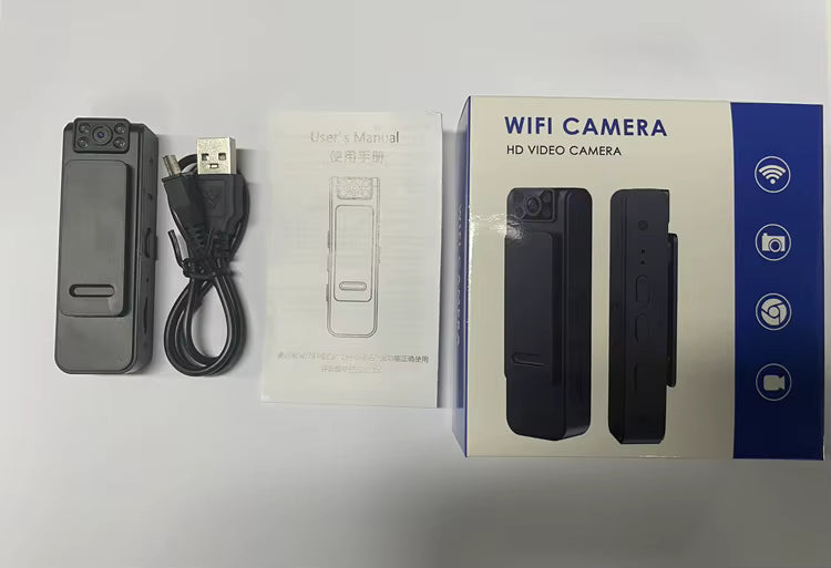 Caméra corporelle L8 Mini Clip HD 1080p avec vision nocturne
