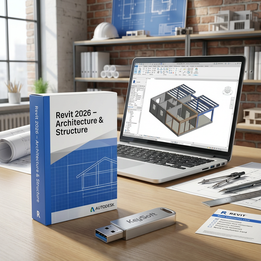 Autodesk Revit – Logiciel préinstallé [Clé USB KeySoft]